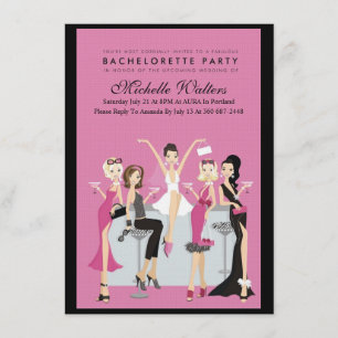 Invitation Partie de Bachelorette