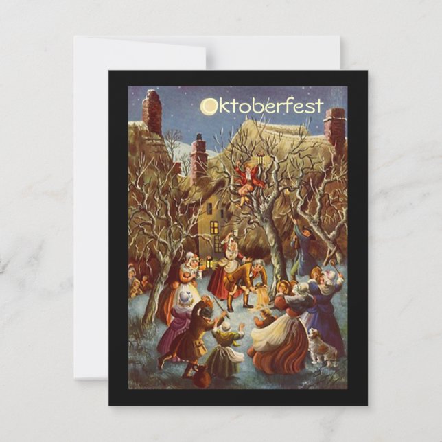 Invitation Partie de clair de lune recueillant des (Devant)