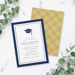 Invitation Partie de graduation du panneau de couleurs modifi