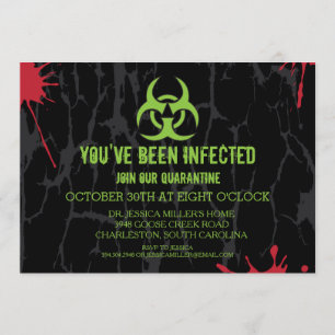 Invitation Partie de Halloween de quarantaine