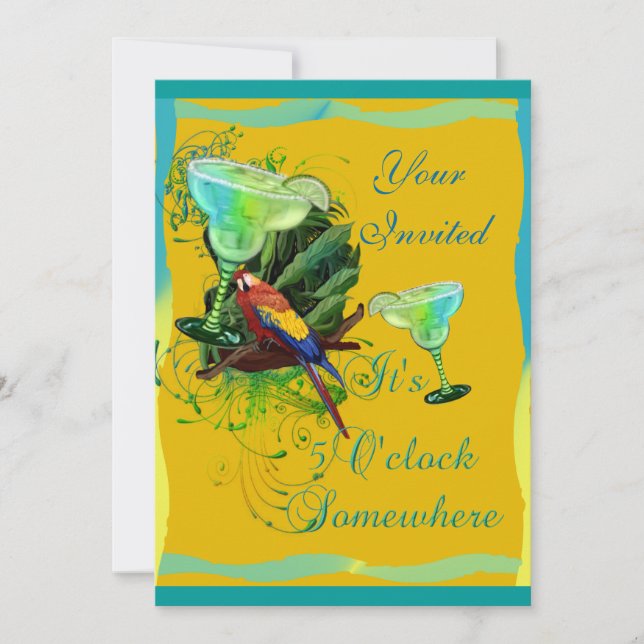 Invitation Partie de margarita (Devant)