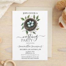 Partie de nidification Baby shower Partie alternat