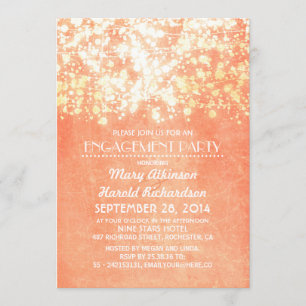 Invitation partie de pêche et d'engagement en or des lampes à