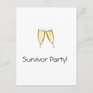 Invitation Partie de survivant
