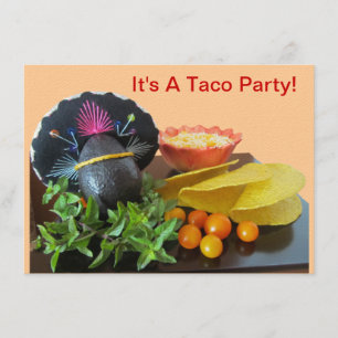 Invitation Partie de taco