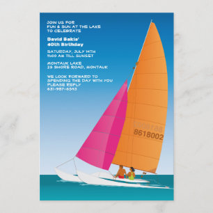 Invitation partie de voile