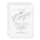 Partie d'engagement de script minimal élégant VALE