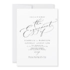 Partie d'engagement de script minimal élégant VALE