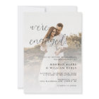 Partie d'engagement Mariage photo de script modern