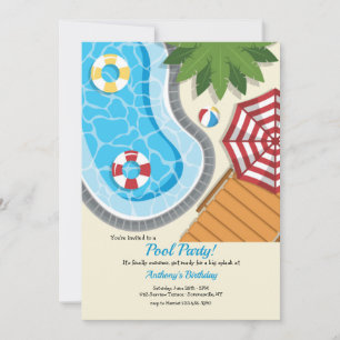 Invitation Partie du pool