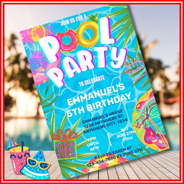 Invitation Partie du pool (Créateur téléchargé)