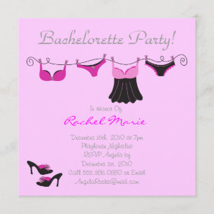 Invitation Partie mignonne de Bachelorette