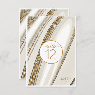 Invitation Parties scintillant Abstraite Strata Mariage Ivory