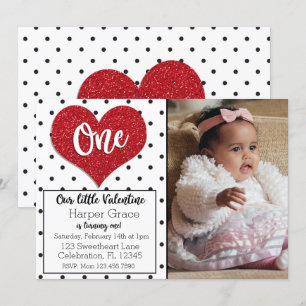 Invitation Parties scintillant-amoureux Valentines Photo Prem
