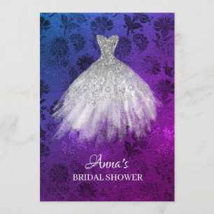 Invitation *~* Parties scintillant blanche robe nuptiale robe