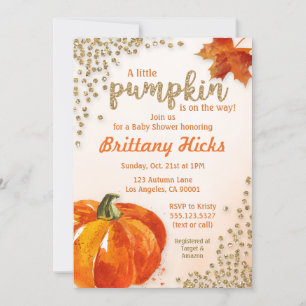 Invitation Parties scintillant de Baby shower Citr