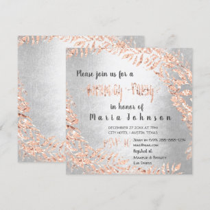 Invitation Parties scintillant de couronne de fête d'annivers