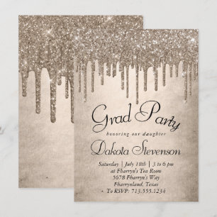 Invitation Parties scintillant de la méthode de dépouille   G
