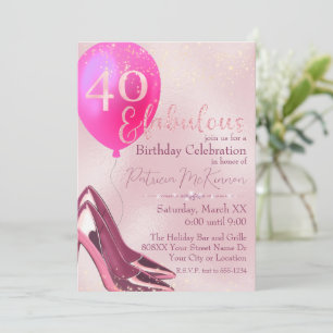 Invitation Parties scintillant de Stilettos à talon rose 40e