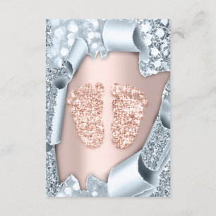 Invitation Parties scintillant d'étincelle Rose Baby shower b