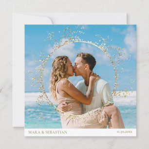 Invitation *~* Parties scintillant DO-IT-YOURSELF deux PHOTO