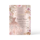 Parties scintillant Drives Robe Pampas Fleurs Quin