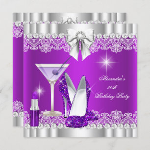 Invitation Parties scintillant Glamor Violet Hi Heures Lipsti