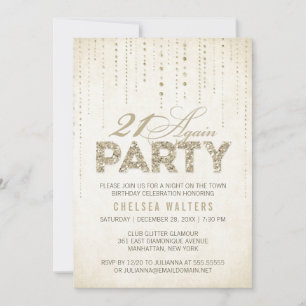 Invitation Parties scintillant Look 21 Encore une fois Invita