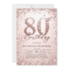 Parties scintillant Rose Bold Calligraphie moderne