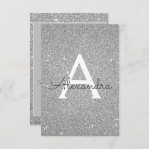 Invitation Parties scintillant Silver Sparkle 40e anniversair