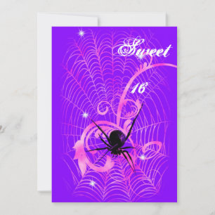 Invitation Parties scintillant Spider Vines Gothique Lolita S