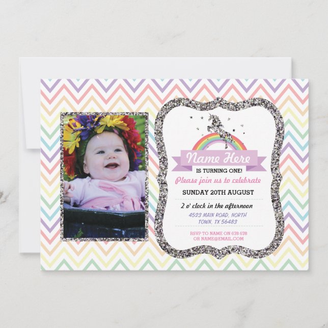Invitation Parties scintillantes d'argent d'invitation de (Devant)