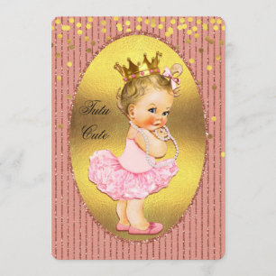 Invitation Parties scintillantes mignonnes de confettis de