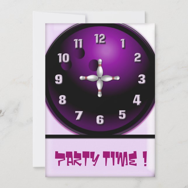 Invitation Party Time (Devant)