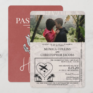 Invitation Passeport de la Bourgogne Lumière Hawaii