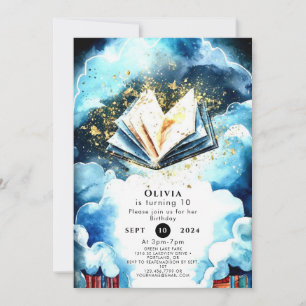 Invitation Pastel Enchanted Fun Stortbook Anniversaire