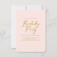 Pastel Peach Golden Anniversaire