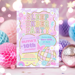 Invitation Patch de fête d'anniversaire prépa de lycée Sleepu