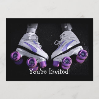 Invitation Patin-Invitation de rouleau