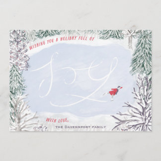 Invitation Patinage sur la joie