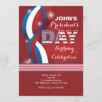 Invitation patriotique de partie de jour