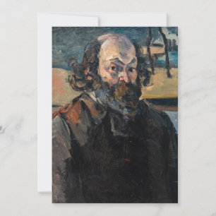 Invitation Paul Cezanne - Autoportrait