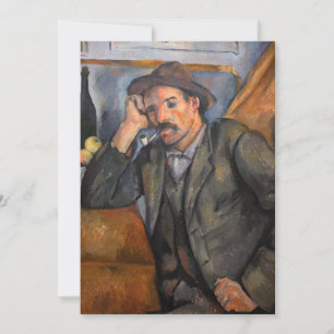 Invitation Paul Cezanne - Fumeur
