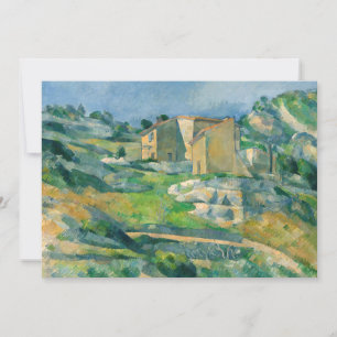 Invitation Paul Cezanne - Maisons en Provence, Vallée du Riau
