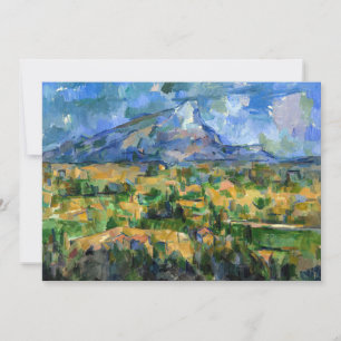 Invitation Paul Cezanne - Mont Sainte-Victoire