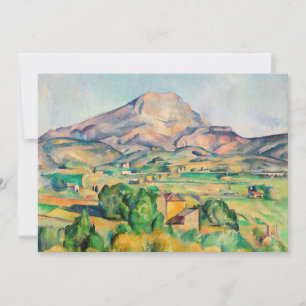 Invitation Paul Cezanne - Mont Sainte-Victoire