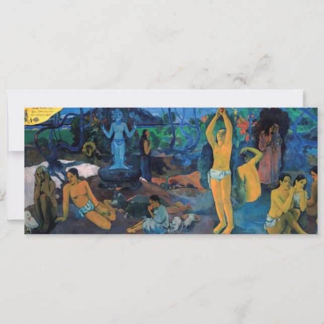 Invitation Paul Gauguin - D'Où Sommes-Nous Venus ? (Devant)
