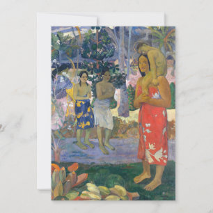 Invitation Paul Gauguin - Hail Mary / Ia Orana Maria