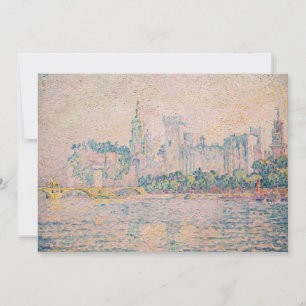 Invitation Paul Signac - Avignon, matin