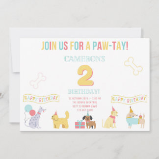 Invitation Paw-tay